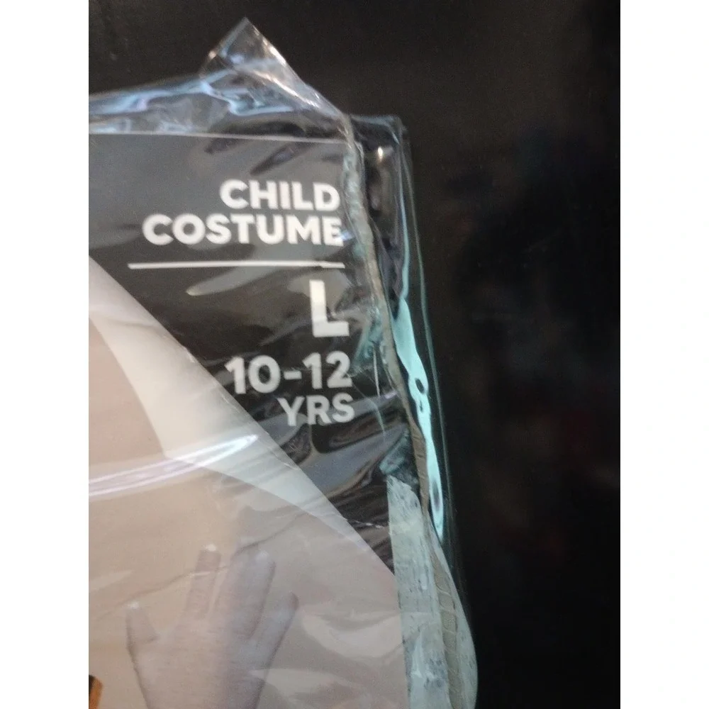 Spooktacular Creations Scary Clown Costume Child L 10-12 Jumpsuit Mask